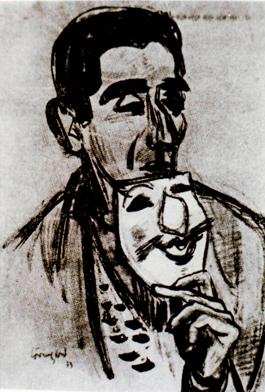 Kurt Lwengard. Selbst mit Maske 1933