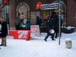 NPD Infostand 30. Januar 2010